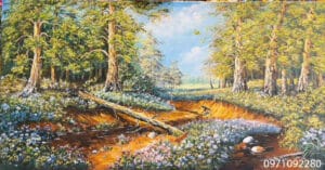 tranh phong cảnh treo tường phòng khách đẹp